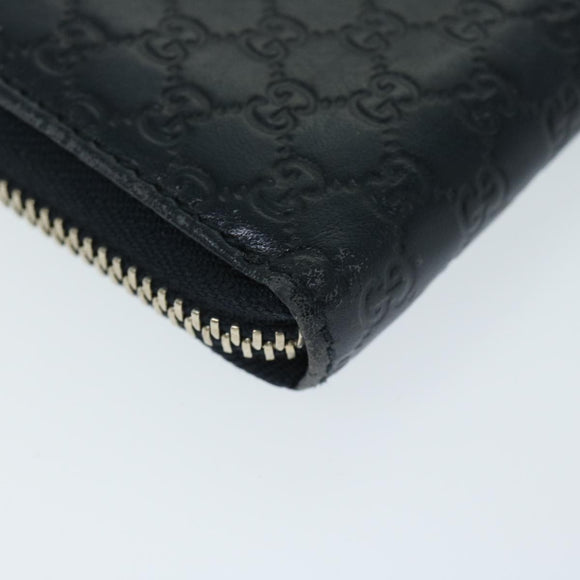 GUCCI GG Canvas Guccissima Coin Purse Navy 256810 Auth 67539