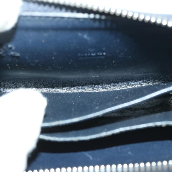 GUCCI GG Canvas Guccissima Coin Purse Navy 256810 Auth 67539