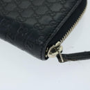 GUCCI GG Canvas Guccissima Coin Purse Navy 256810 Auth 67539-14