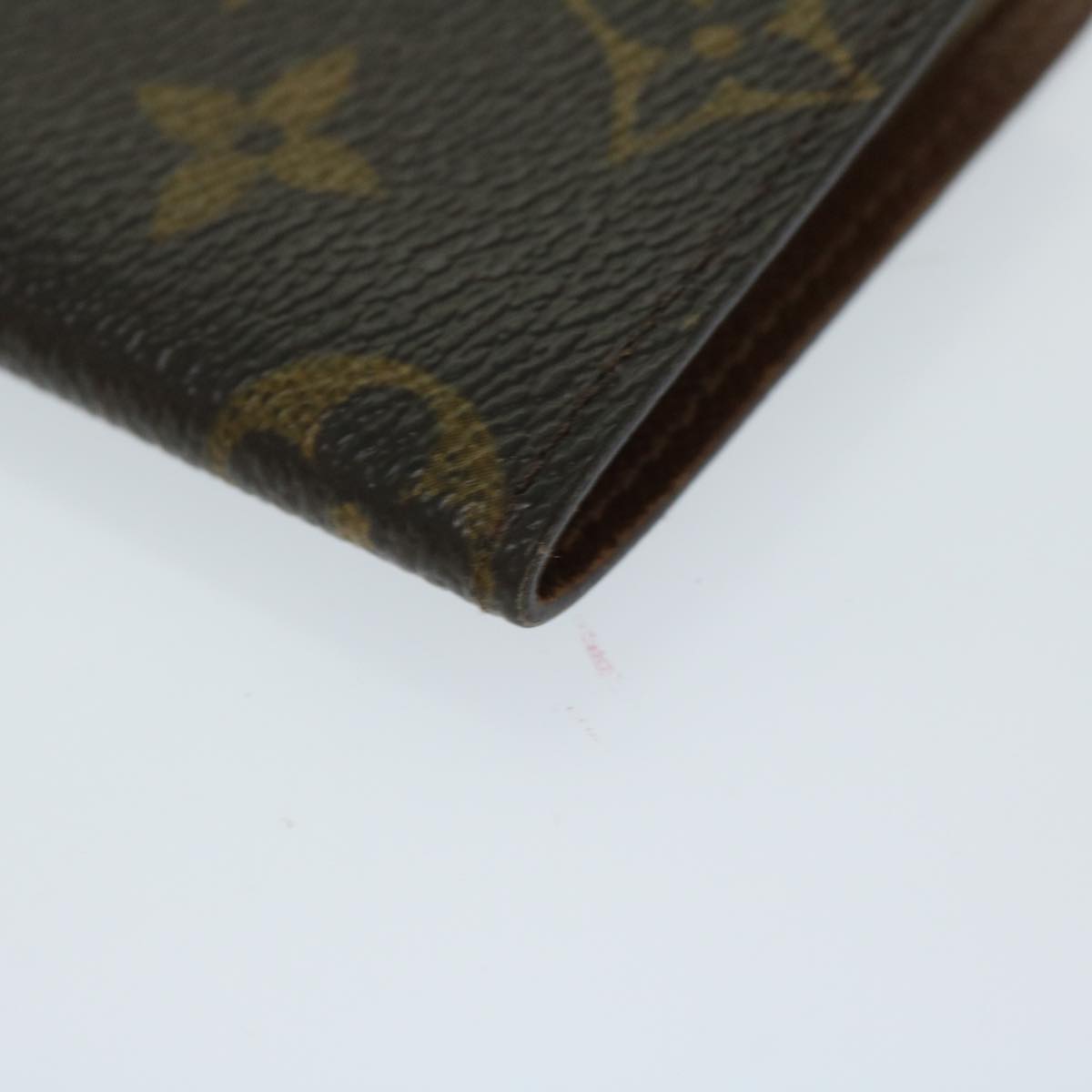 LOUIS VUITTON Monogram Porte Cartes Credit Pression Card Case M60937 Auth 67543