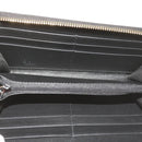 GUCCI Micro GG Canvas Guccissima Long Wallet Black 449391 Auth 67568SAV-9