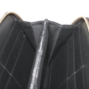 GUCCI Micro GG Canvas Guccissima Long Wallet Black 449391 Auth 67568SAV-19