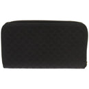 GUCCI Micro GG Canvas Guccissima Long Wallet Black 449391 Auth 67568SAV-2