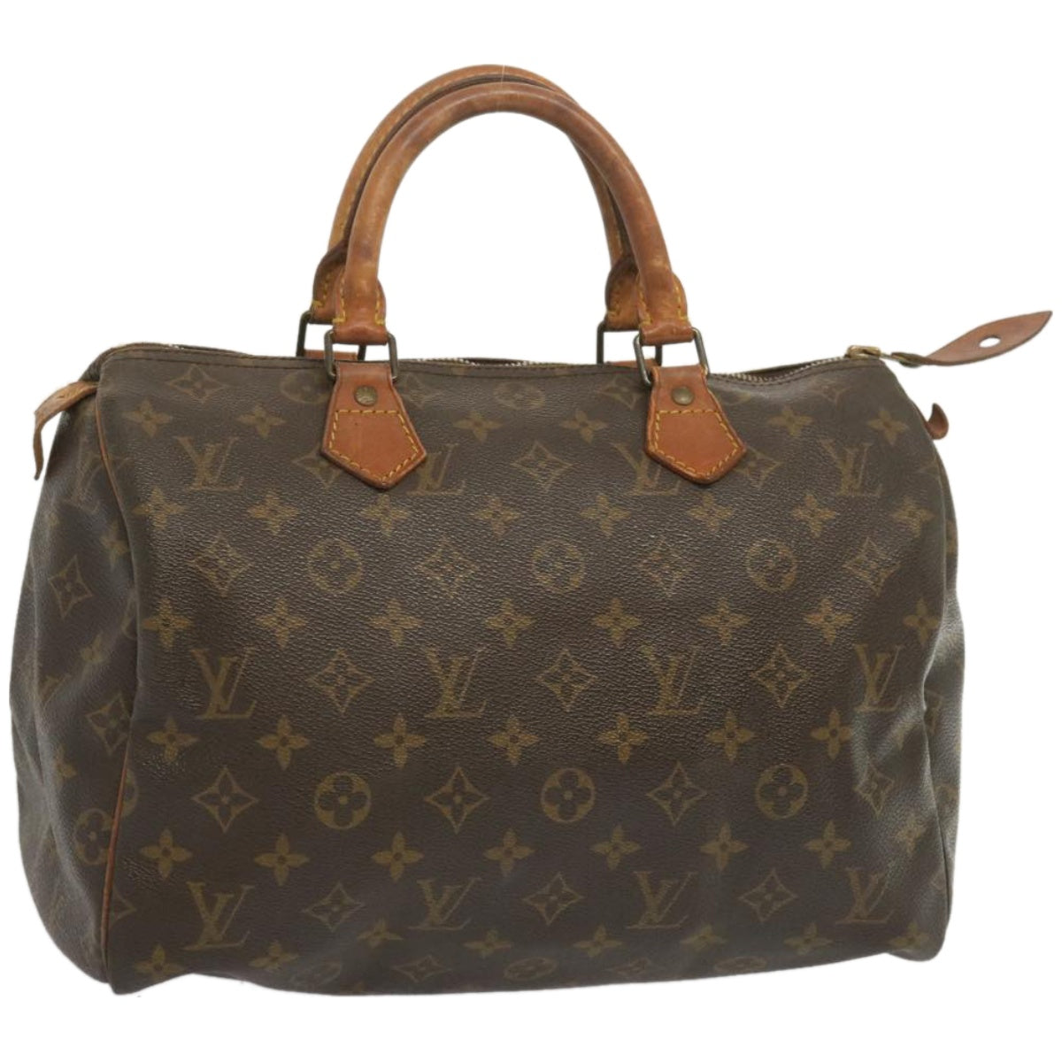 LOUIS VUITTON Monogram Speedy 30 Hand Bag M41526 LV Auth 67570