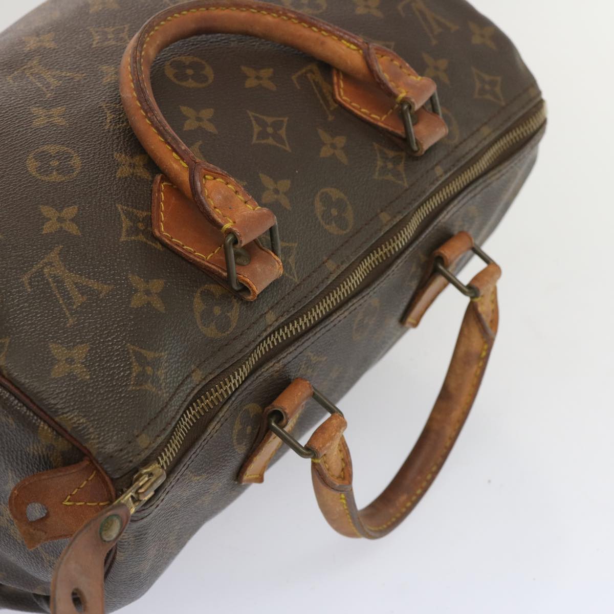 LOUIS VUITTON Monogram Speedy 30 Hand Bag M41526 LV Auth 67570