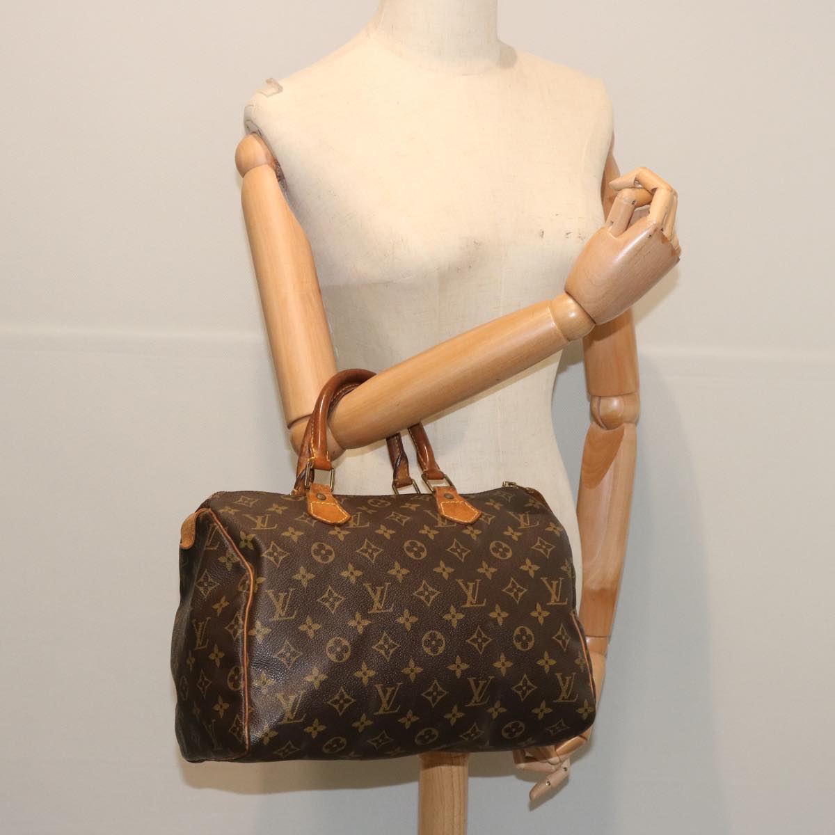 LOUIS VUITTON Monogram Speedy 30 Hand Bag M41526 LV Auth 67571