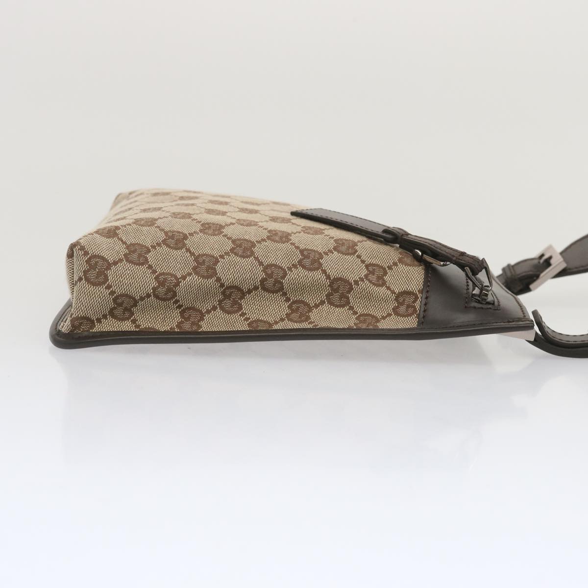 GUCCI GG Canvas Shoulder Bag Beige 92562 Auth 67579