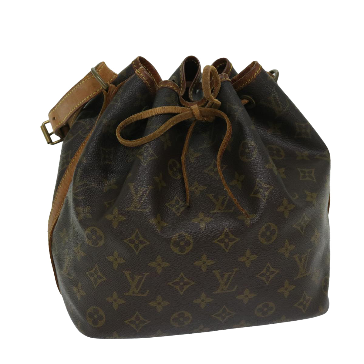 LOUIS VUITTON Monogram Petit Noe Shoulder Bag M42226 LV Auth 67583