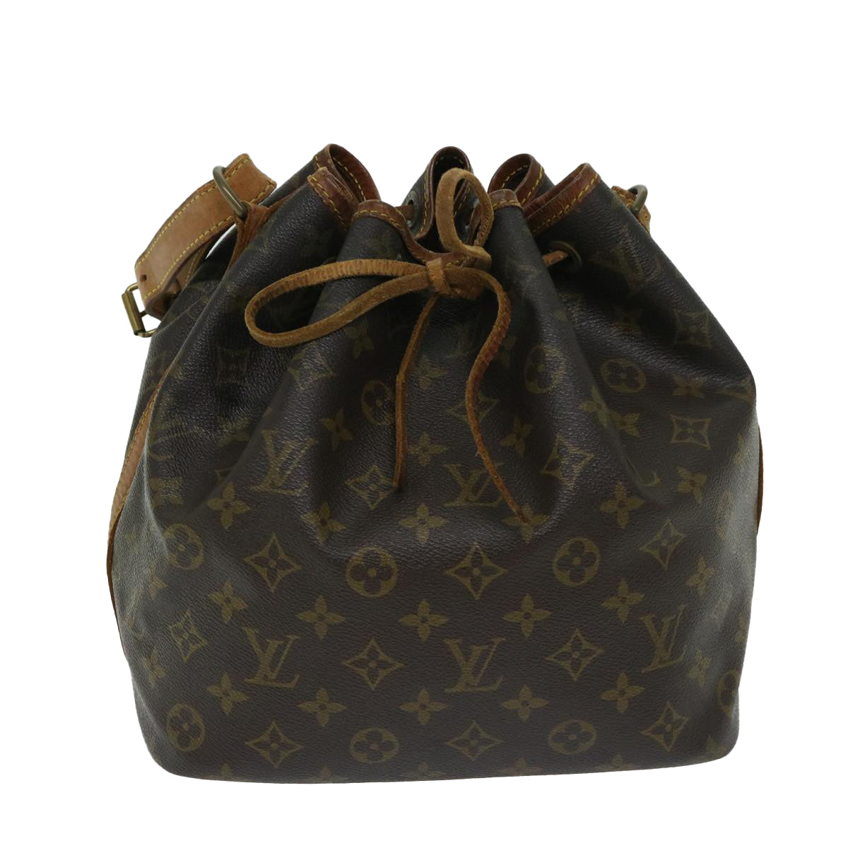 LOUIS VUITTON Monogram Petit Noe Shoulder Bag M42226 LV Auth 67583