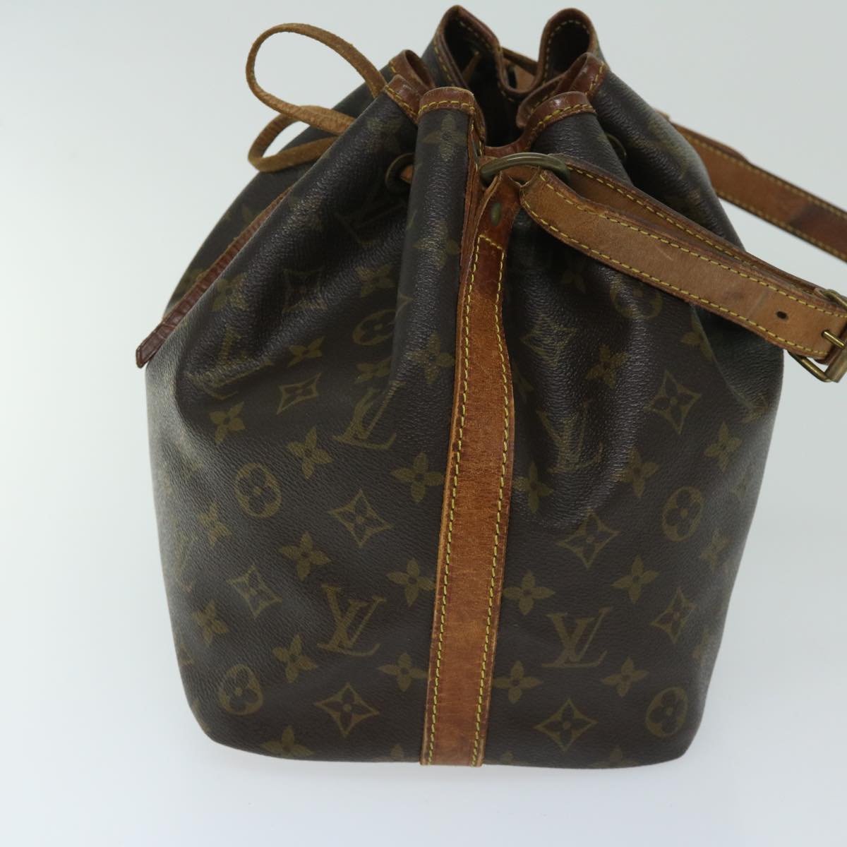 LOUIS VUITTON Monogram Petit Noe Shoulder Bag M42226 LV Auth 67583