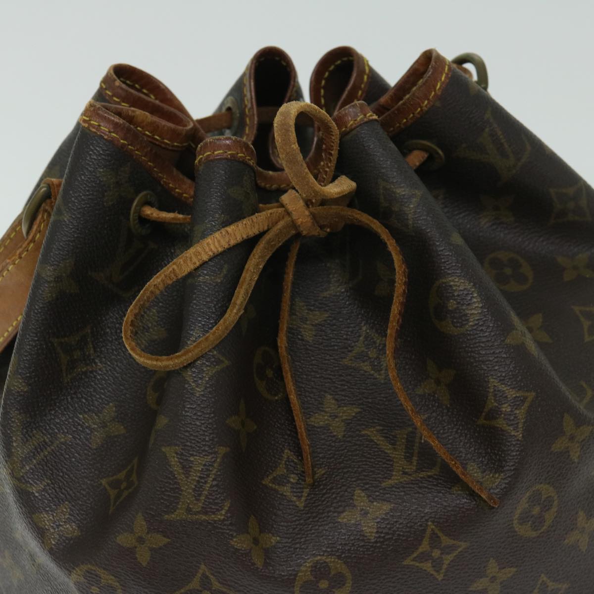 LOUIS VUITTON Monogram Petit Noe Shoulder Bag M42226 LV Auth 67583