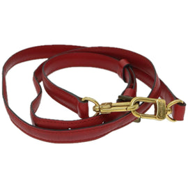 LOUIS VUITTON Epi Adjustable Shoulder Strap 36.6""""""""""""""""-43.7"""""""""""""""" Red LV Auth 67591