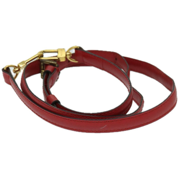 LOUIS VUITTON Epi Adjustable Shoulder Strap 36.6""""""""""""""""-43.7"""""""""""""""" Red LV Auth 67591