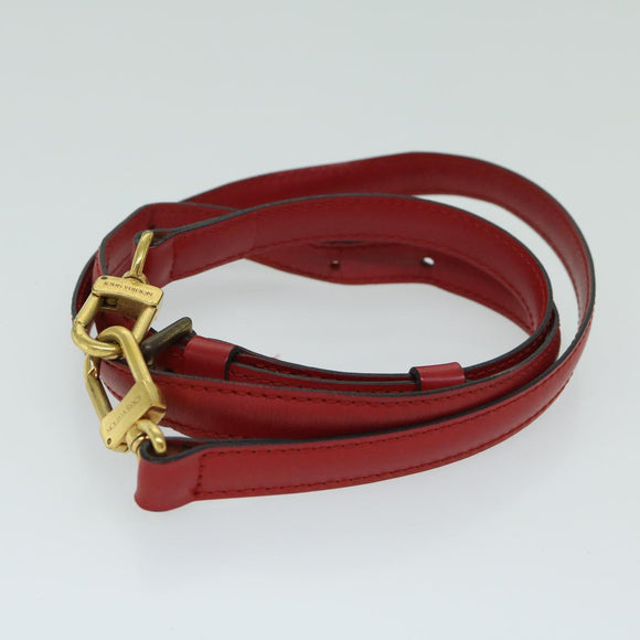LOUIS VUITTON Epi Adjustable Shoulder Strap 36.6""""""""""""""""-43.7"""""""""""""""" Red LV Auth 67591