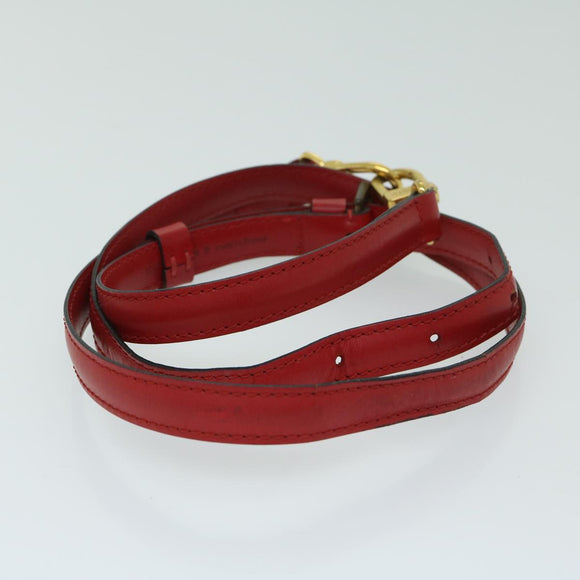 LOUIS VUITTON Epi Adjustable Shoulder Strap 36.6""""""""""""""""-43.7"""""""""""""""" Red LV Auth 67591