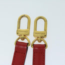 LOUIS VUITTON Epi Adjustable Shoulder Strap 36.6""""""""""""""""-43.7"""""""""""""""" Red LV Auth 67591-8