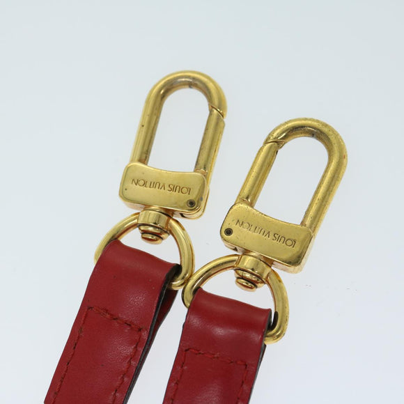 LOUIS VUITTON Epi Adjustable Shoulder Strap 36.6""""""""""""""""-43.7"""""""""""""""" Red LV Auth 67591