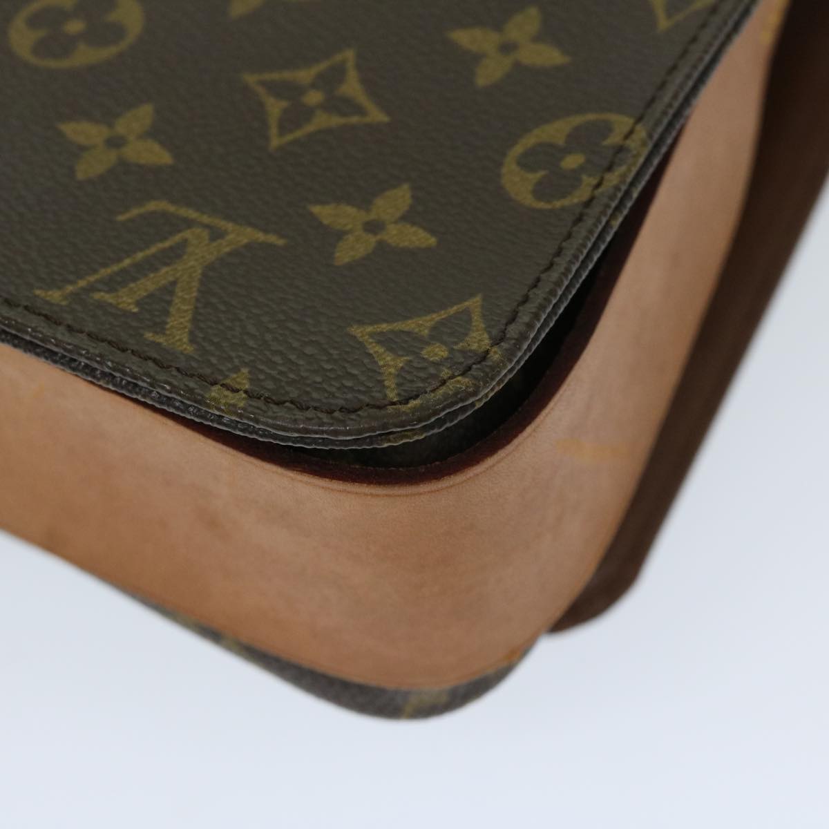 LOUIS VUITTON Monogram Cartouchiere GM Shoulder Bag M51252 LV Auth 67592