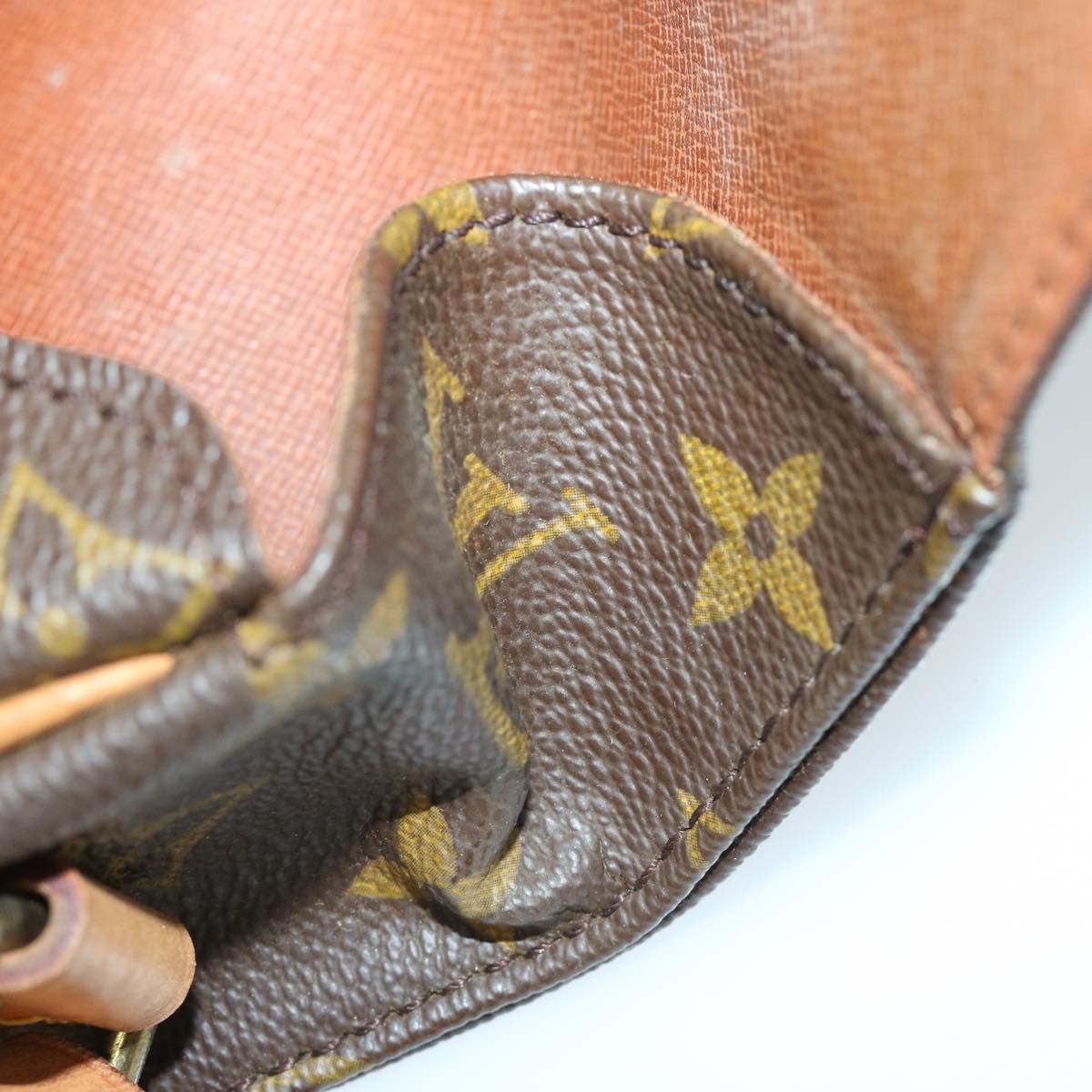 LOUIS VUITTON Monogram Cartouchiere GM Shoulder Bag M51252 LV Auth 67592