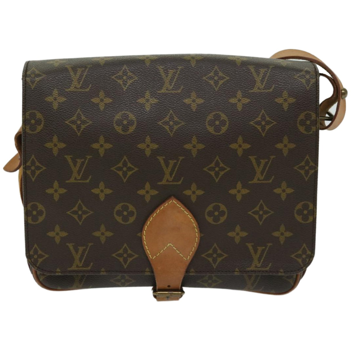 LOUIS VUITTON Monogram Cartouchiere GM Shoulder Bag M51252 LV Auth 67592