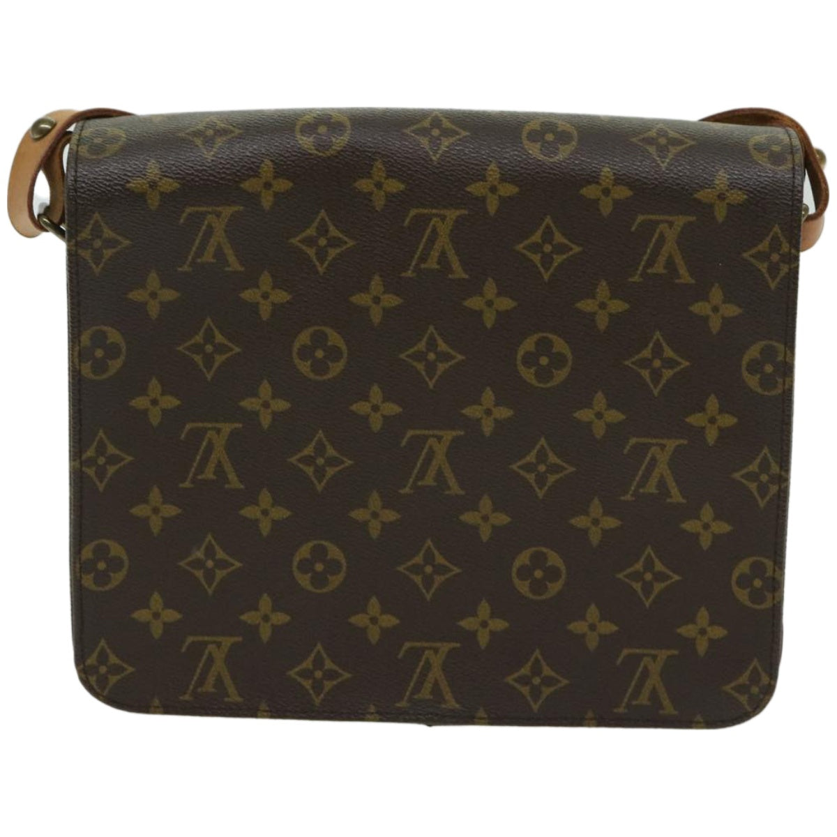 LOUIS VUITTON Monogram Cartouchiere GM Shoulder Bag M51252 LV Auth 67592