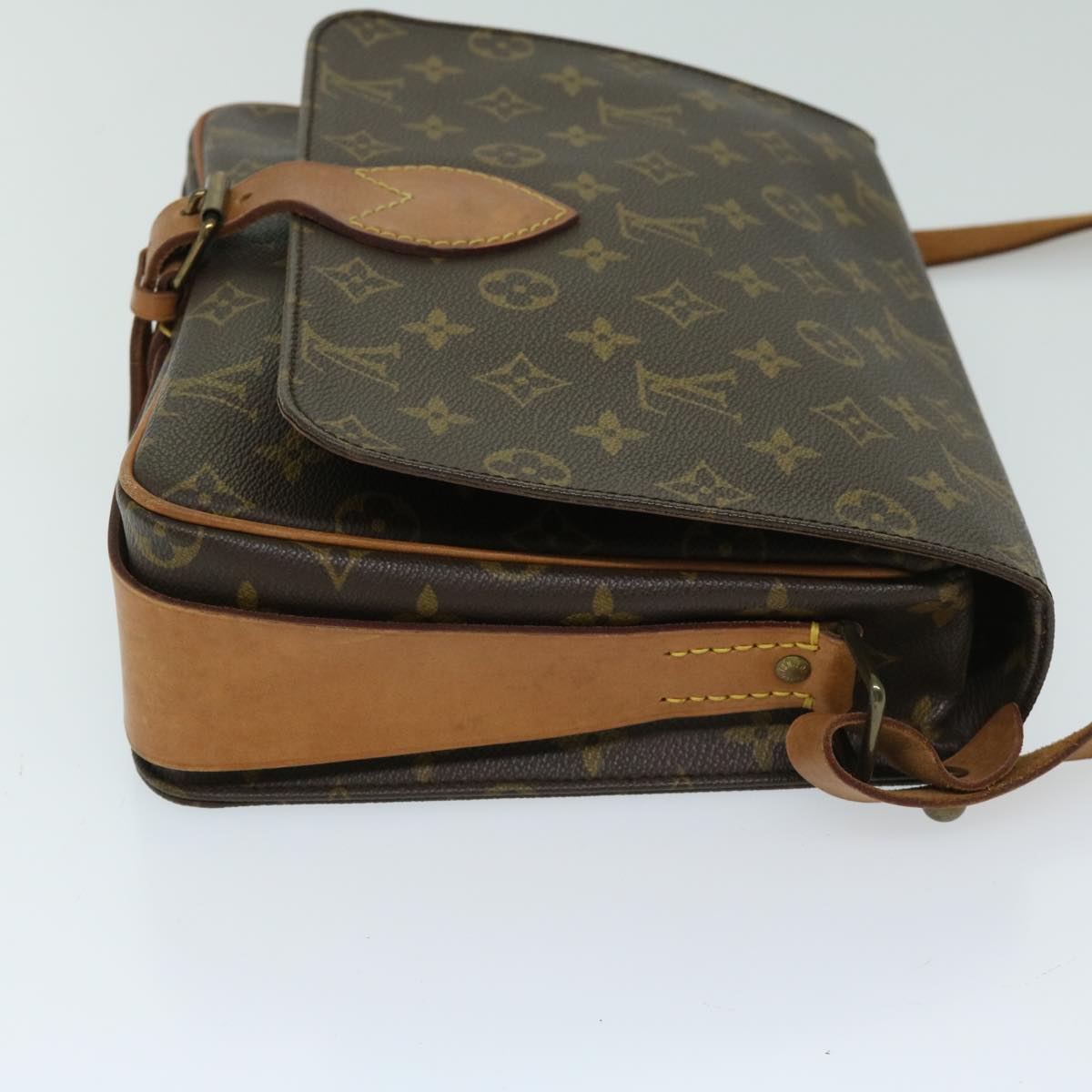 LOUIS VUITTON Monogram Cartouchiere GM Shoulder Bag M51252 LV Auth 67592