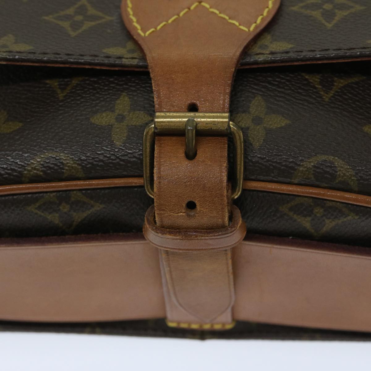 LOUIS VUITTON Monogram Cartouchiere MM Shoulder Bag M51253 LV Auth 67593