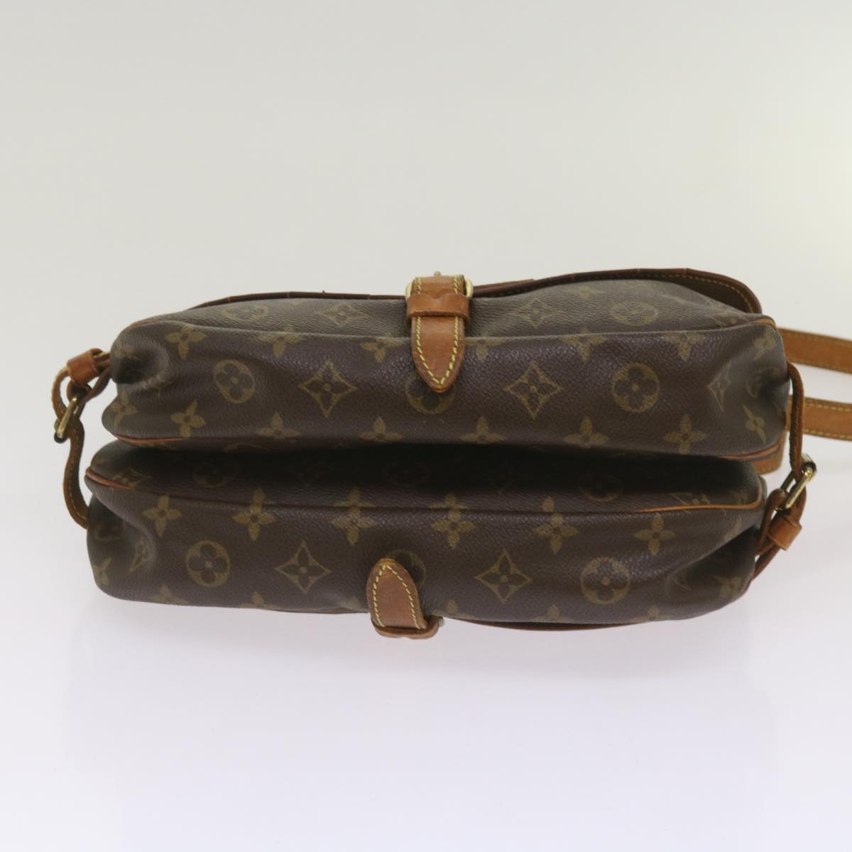 LOUIS VUITTON Monogram Saumur 30 Shoulder Bag M42256 LV Auth 67596