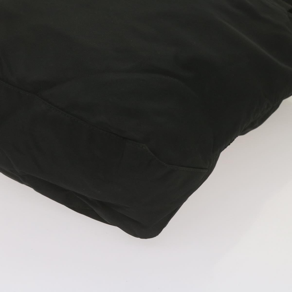PRADA Hand Bag Nylon Black Auth 67600