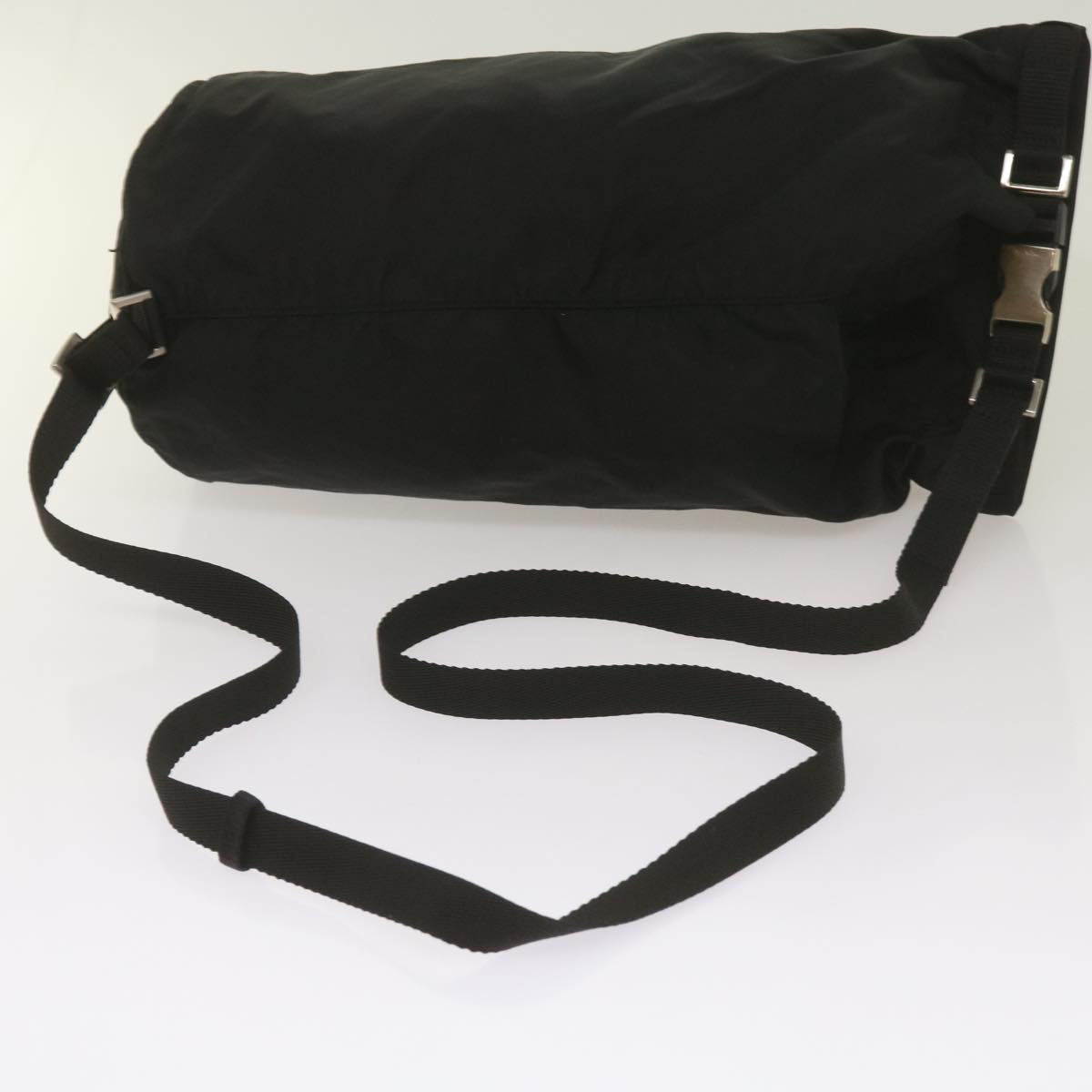 PRADA Shoulder Bag Nylon Black Auth 67603