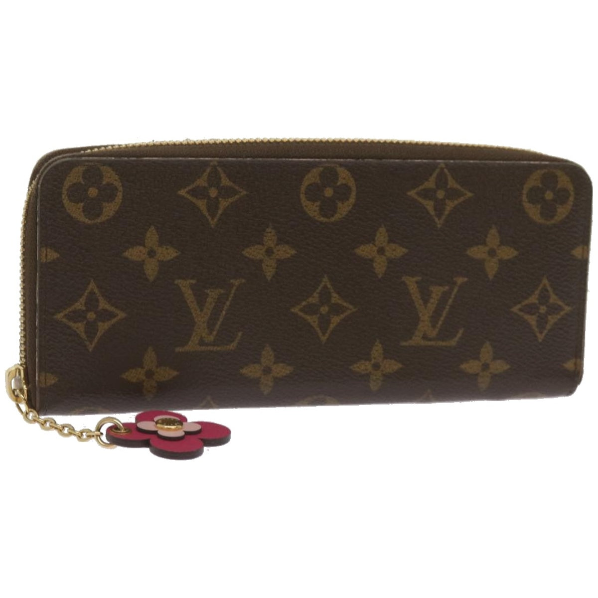 LOUIS VUITTON Monogram Portefeuille Clemence Long Wallet M60742 LV Auth 67605