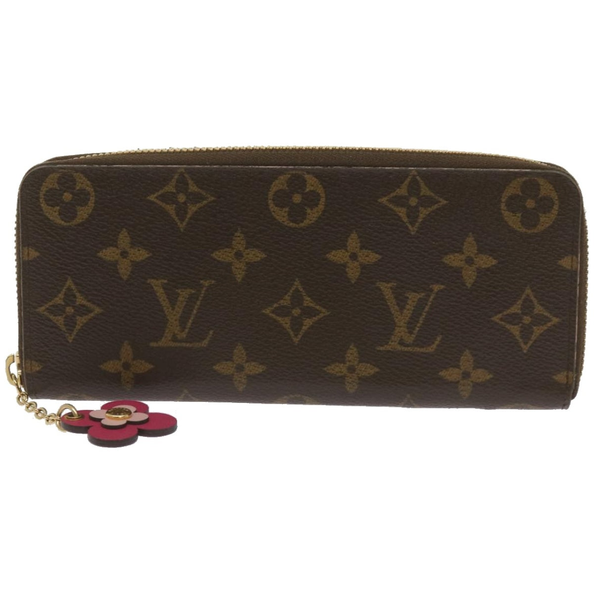 LOUIS VUITTON Monogram Portefeuille Clemence Long Wallet M60742 LV Auth 67605