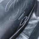 CHANEL 2.55 Matelasse Chain Bag Aged Calfskin Black A37586 CC Auth 67618A-22