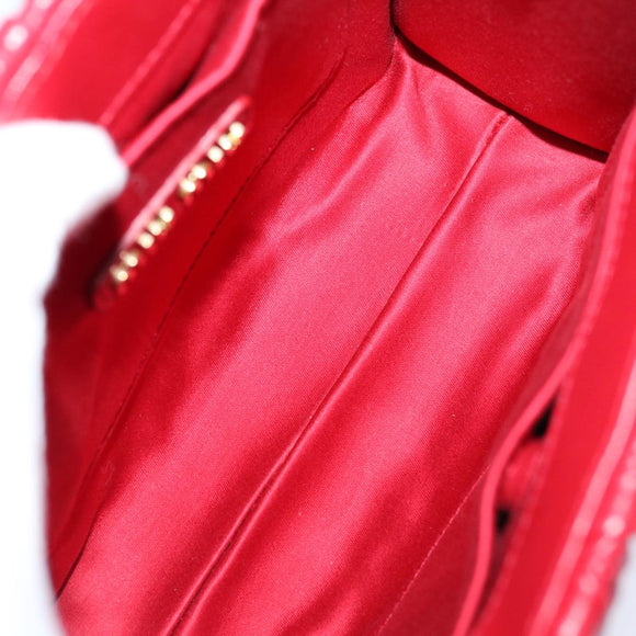 Miu Miu Materasse Hand Bag Leather 2way Red 5BA277 Auth 67619SM