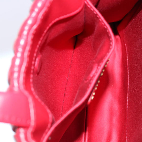 Miu Miu Materasse Hand Bag Leather 2way Red 5BA277 Auth 67619SM