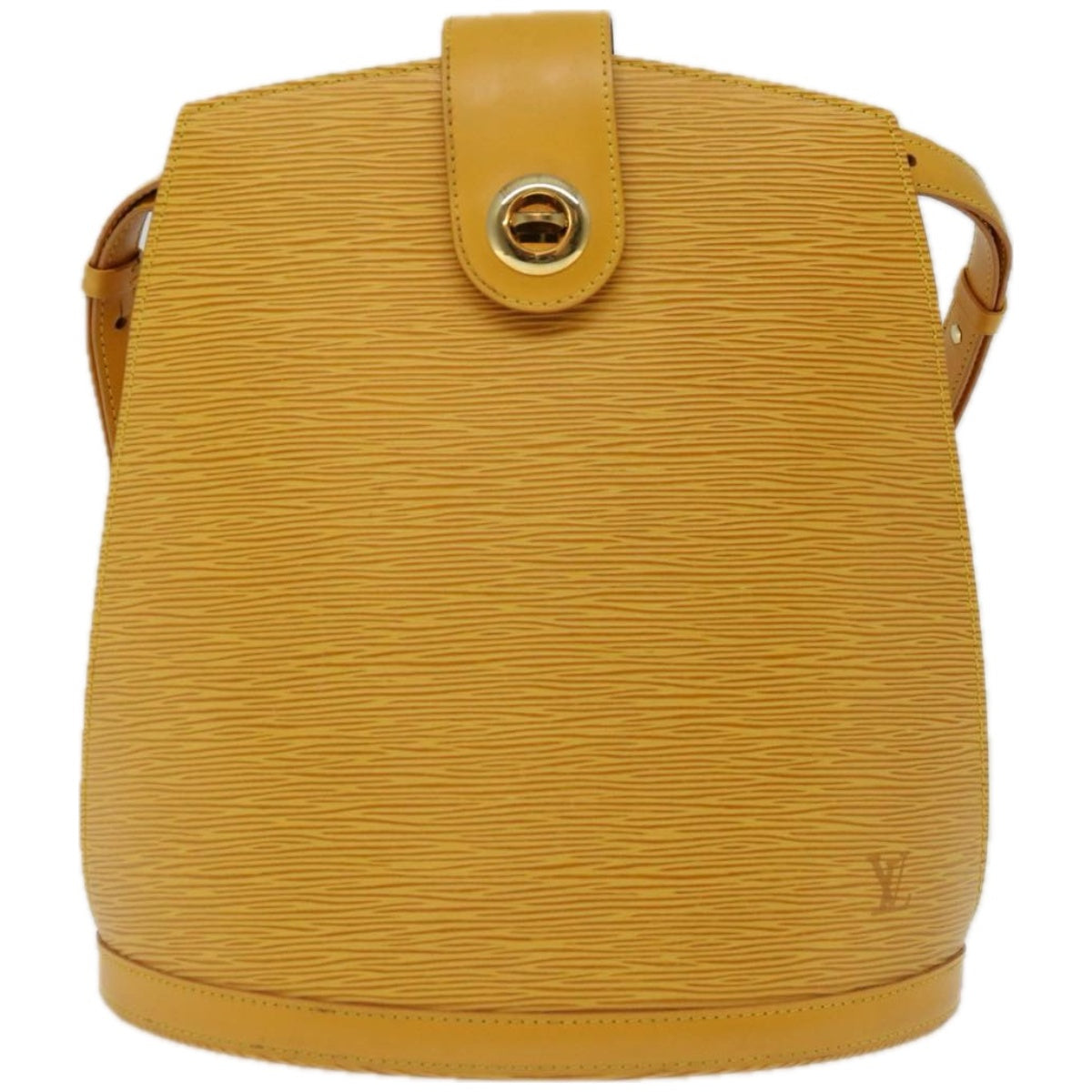 LOUIS VUITTON Epi Cluny Shoulder Bag Yellow M52259 LV Auth 67638 - 0