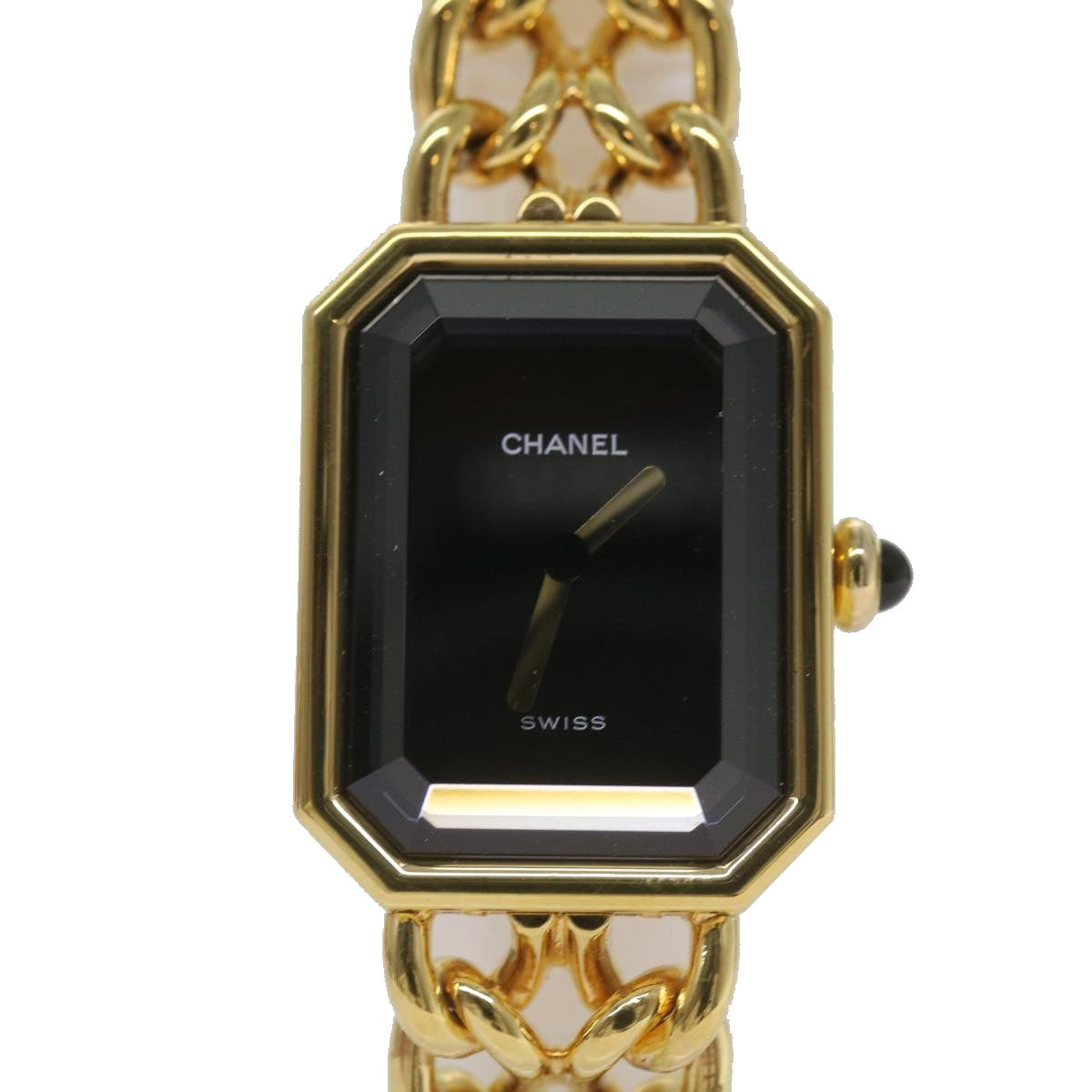CHANEL Premiere Watches Gold CC Auth 67650A - 0