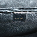 CELINE Chain Shoulder Bag Leather Black Auth 67658-19