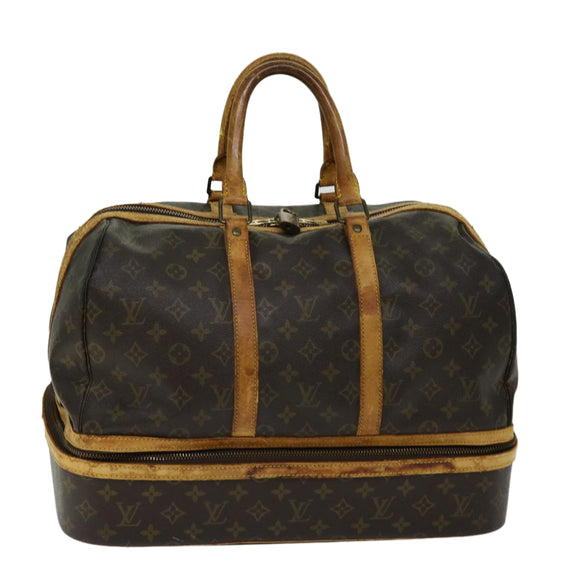 LOUIS VUITTON Monogram Sac Sports Boston Bag M41444 LV Auth 67665