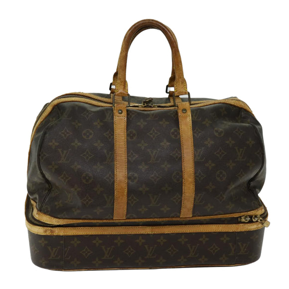 LOUIS VUITTON Monogram Sac Sports Boston Bag M41444 LV Auth 67665