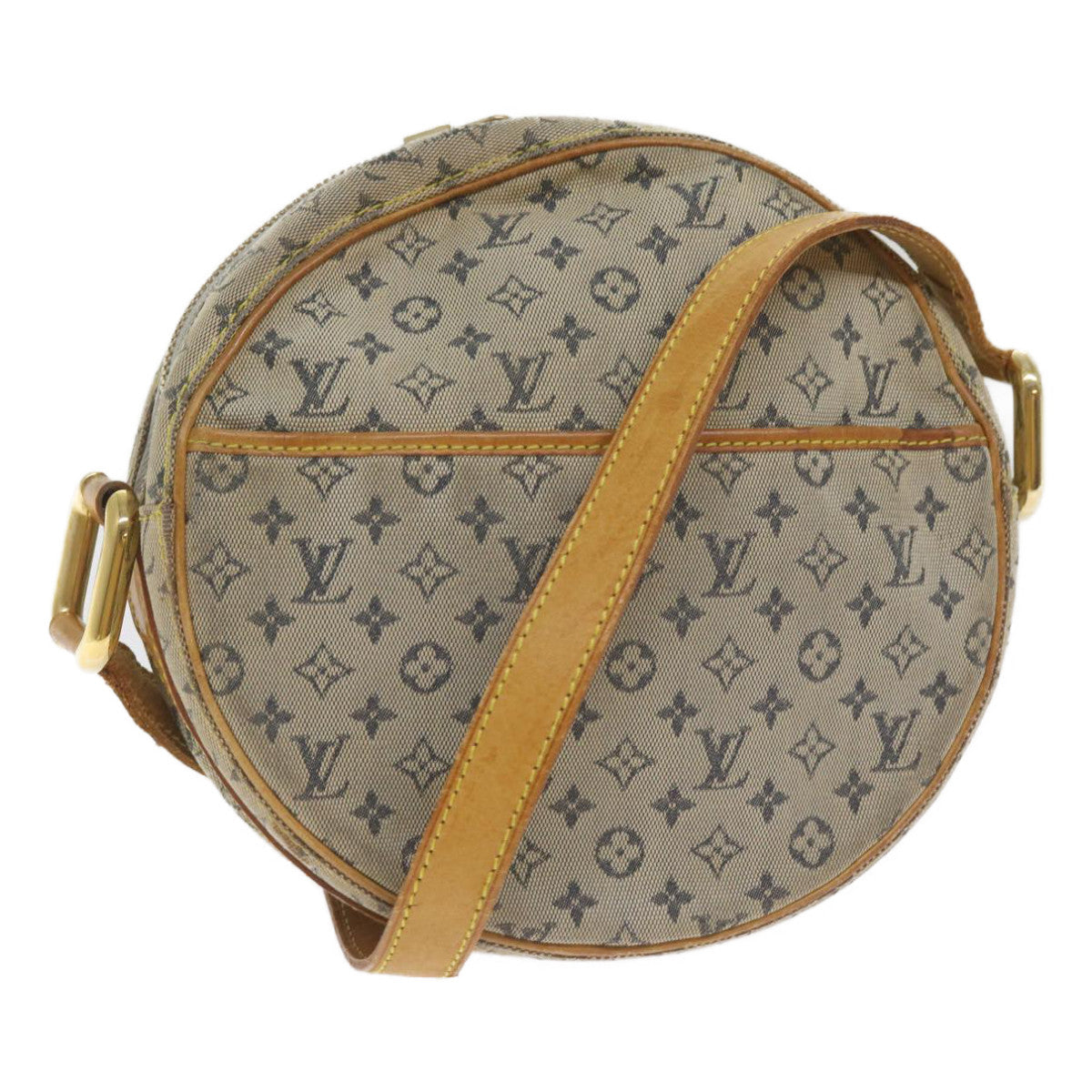 LOUIS VUITTON Monogram Mini Jeanne GM Shoulder Bag Blue M92000 LV Auth 67677