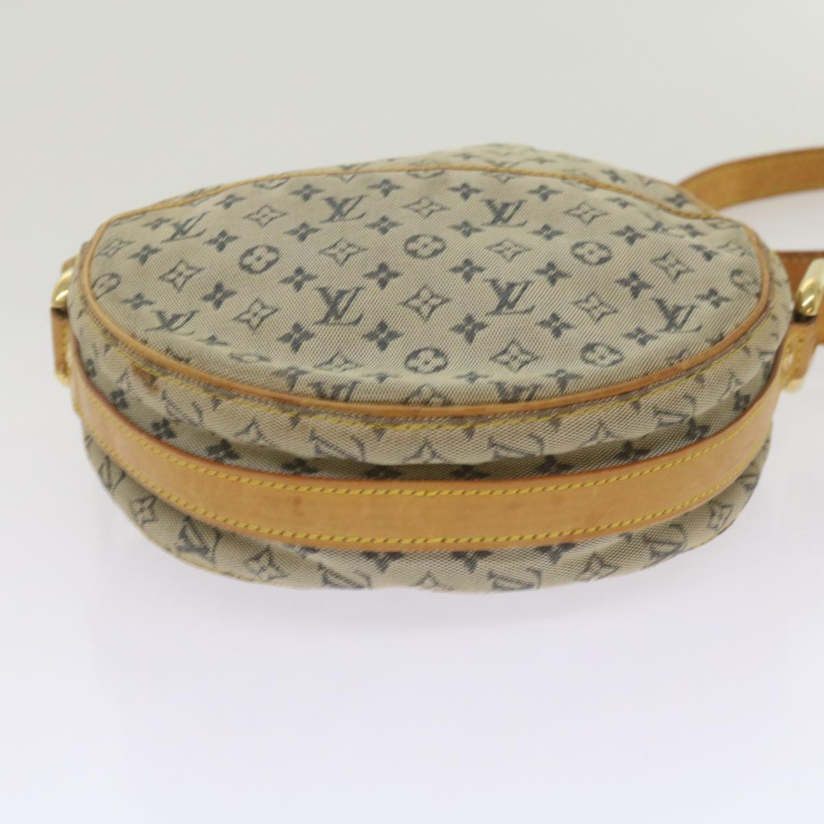 LOUIS VUITTON Monogram Mini Jeanne GM Shoulder Bag Blue M92000 LV Auth 67677