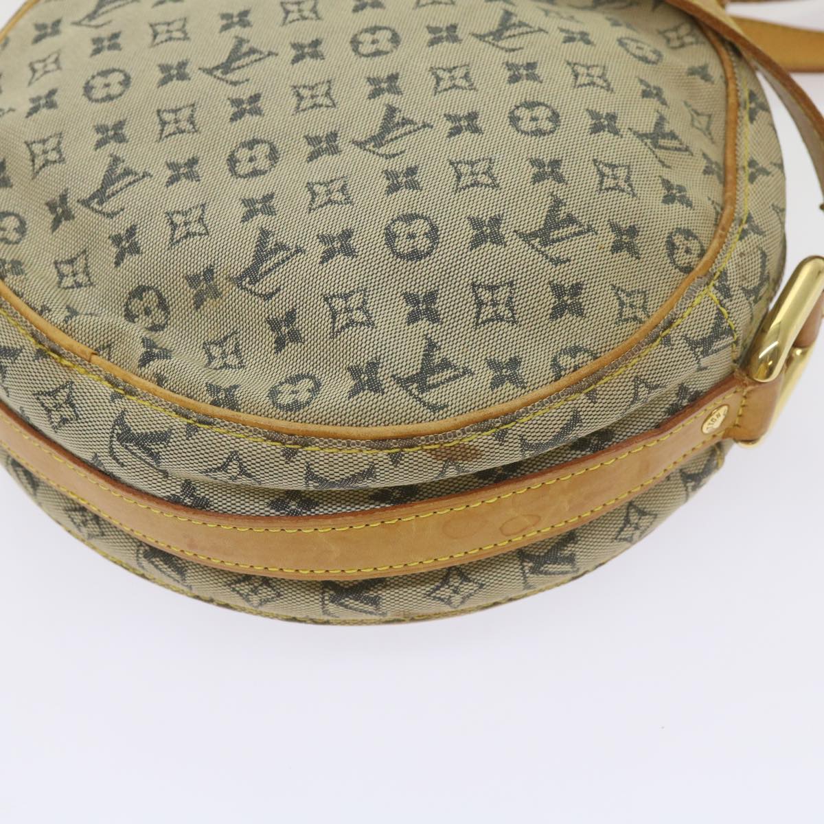 LOUIS VUITTON Monogram Mini Jeanne GM Shoulder Bag Blue M92000 LV Auth 67677