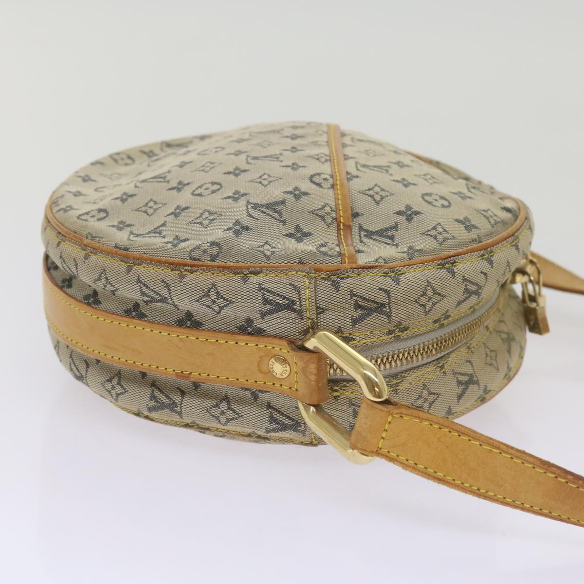 LOUIS VUITTON Monogram Mini Jeanne GM Shoulder Bag Blue M92000 LV Auth 67677