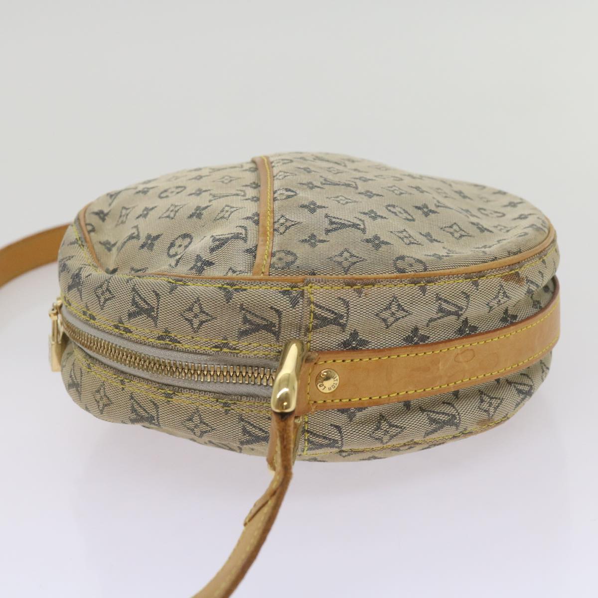 LOUIS VUITTON Monogram Mini Jeanne GM Shoulder Bag Blue M92000 LV Auth 67677