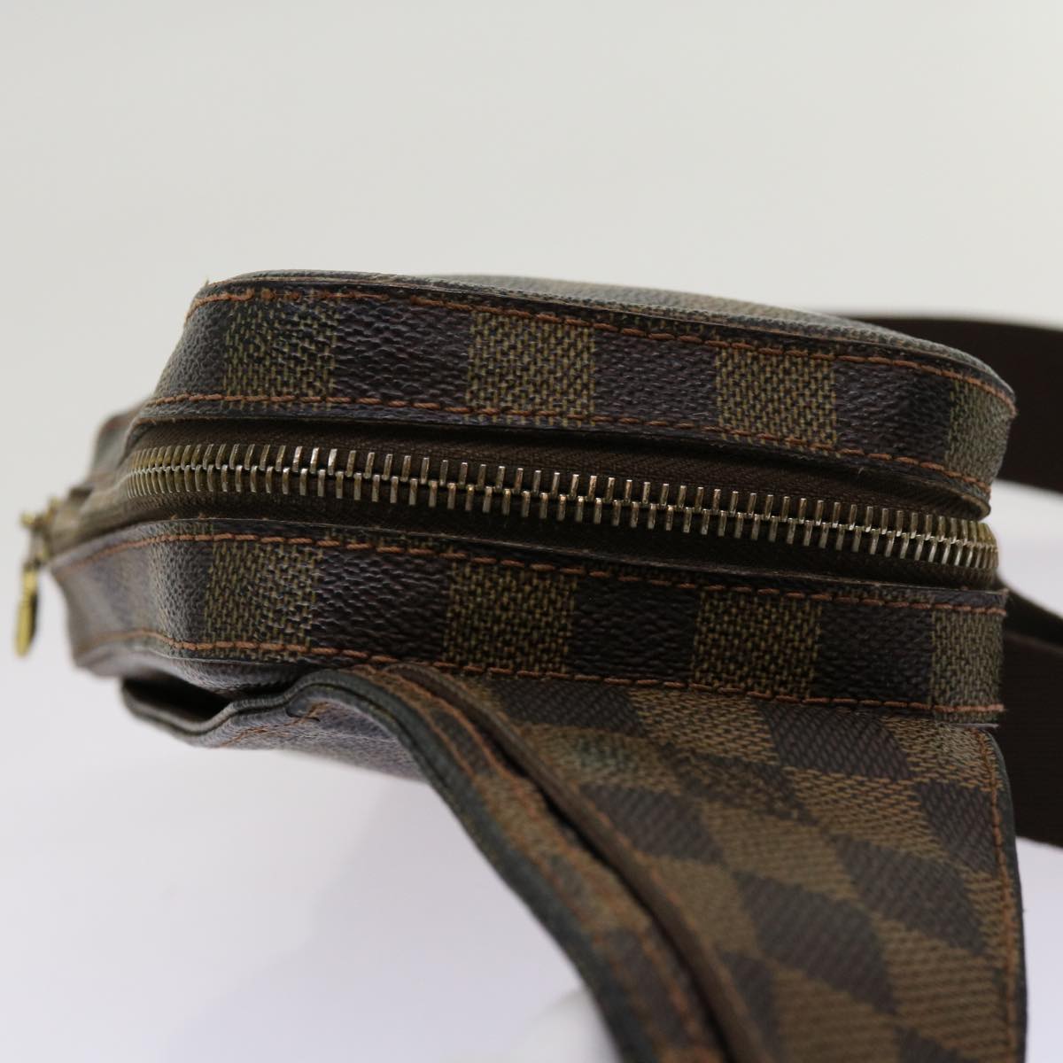 LOUIS VUITTON Damier Ebene Geronimos Shoulder Bag N51994 LV Auth 67690