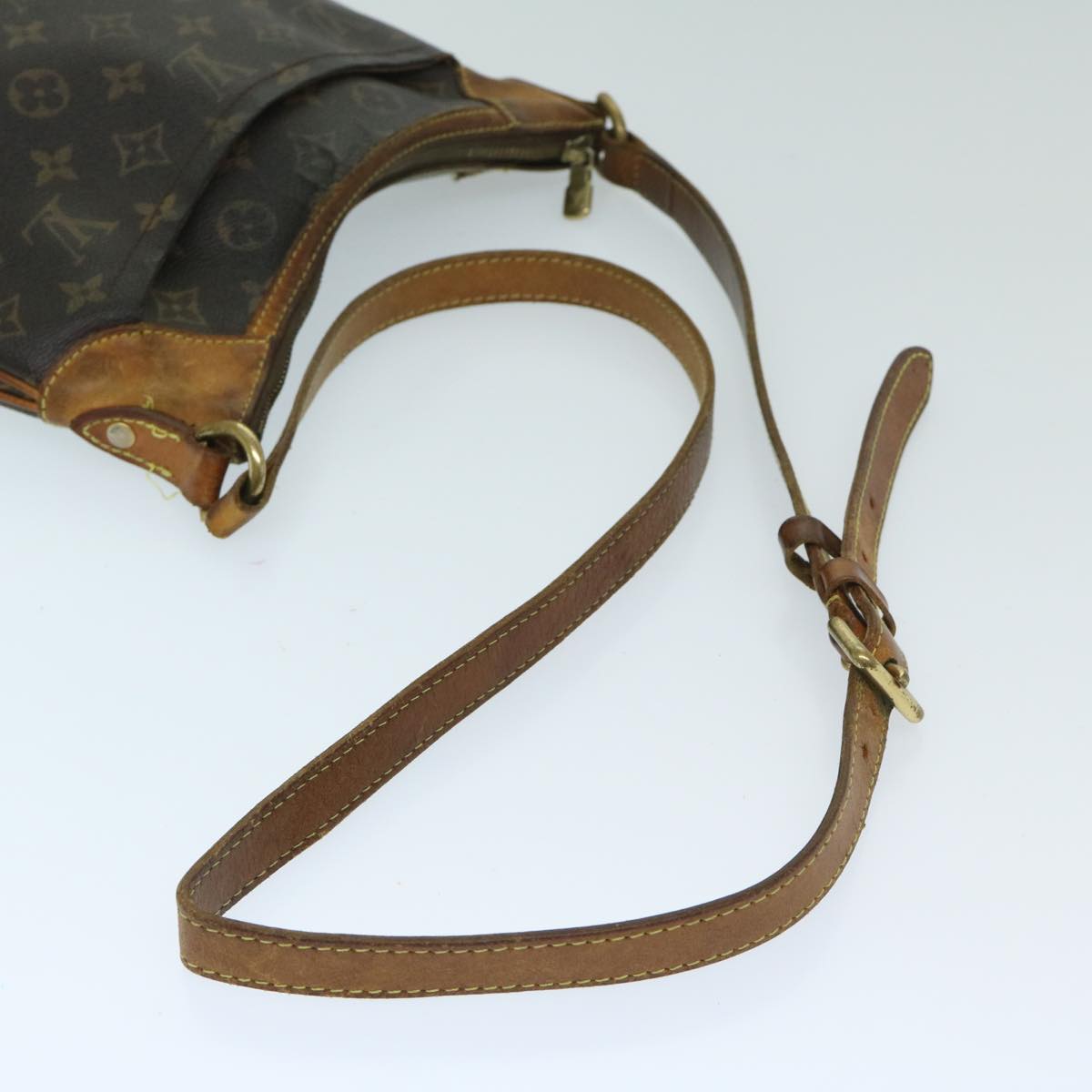 LOUIS VUITTON Monogram Odeon PM Shoulder Bag M56390 LV Auth 67693