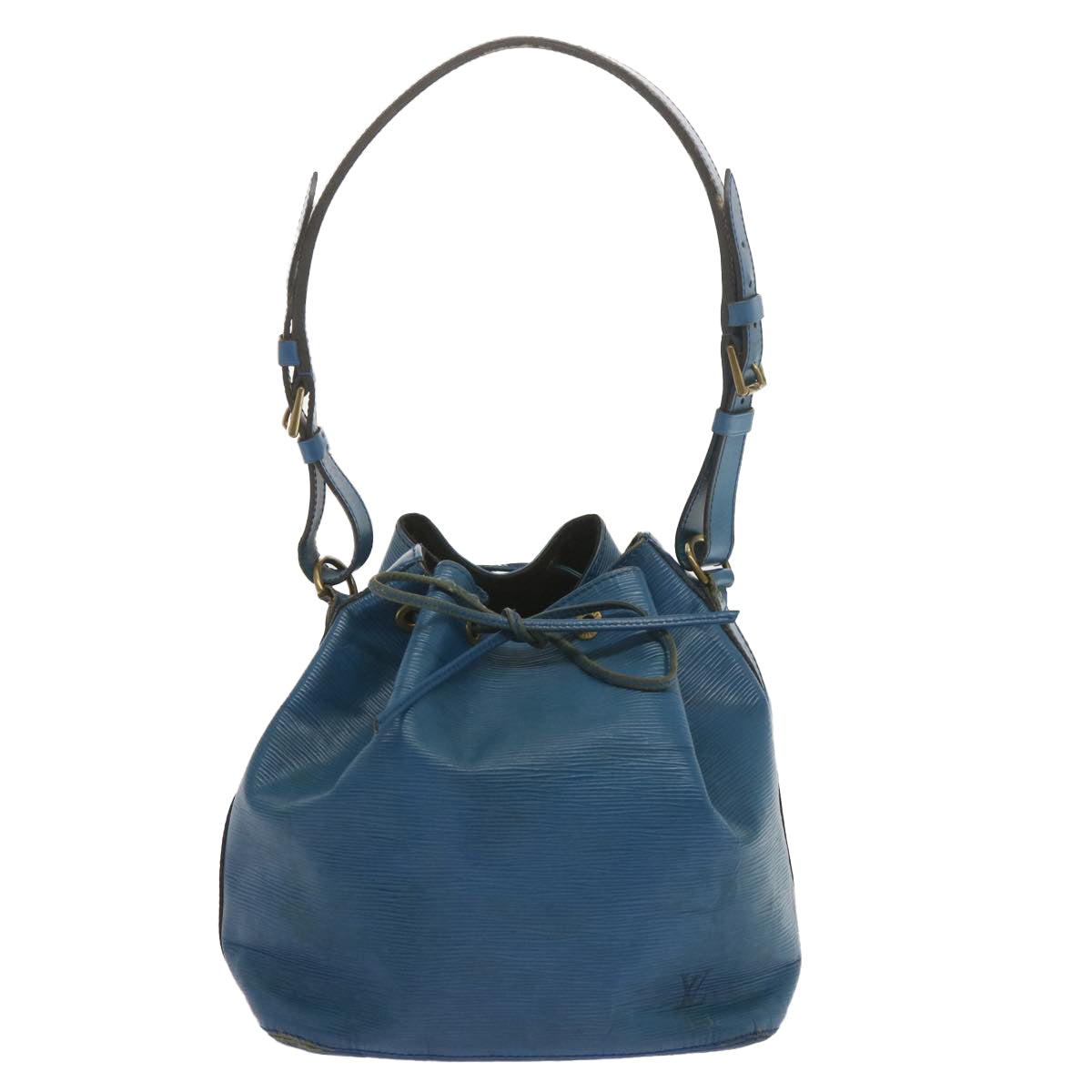 LOUIS VUITTON Epi Petit Noe Shoulder Bag Blue M44105 LV Auth 67695