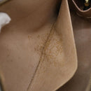 LOUIS VUITTON Monogram Trousse Demi Ronde Cosmetic Pouch M47520 LV Auth 67715-18