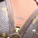 LOUIS VUITTON Monogram Trousse Demi Ronde Cosmetic Pouch M47520 LV Auth 67715-19